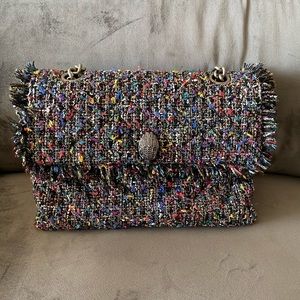 Kurt Geiger Tweed Kensington X bag